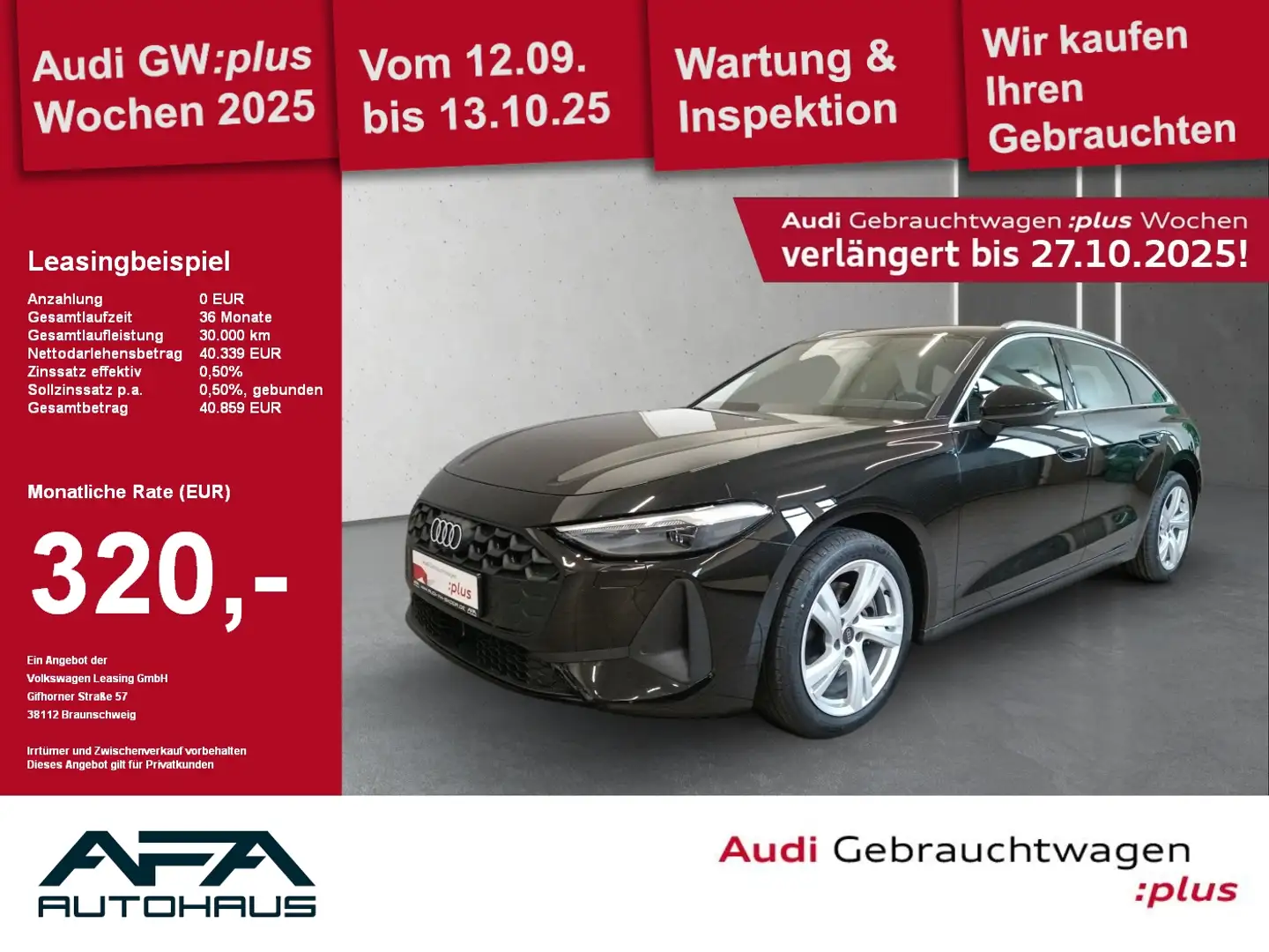 Audi A5 Avant TFSI S tronic RFK*ACC*Navi*LM18 Schwarz - 1
