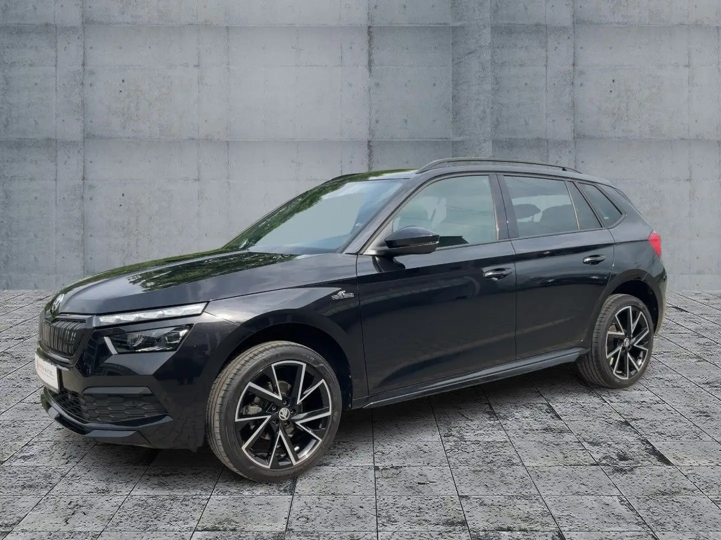 Skoda Kamiq 1.0 TSI MONTE CARLO LED+NAV+PANO+RFK+SHZ Schwarz - 2
