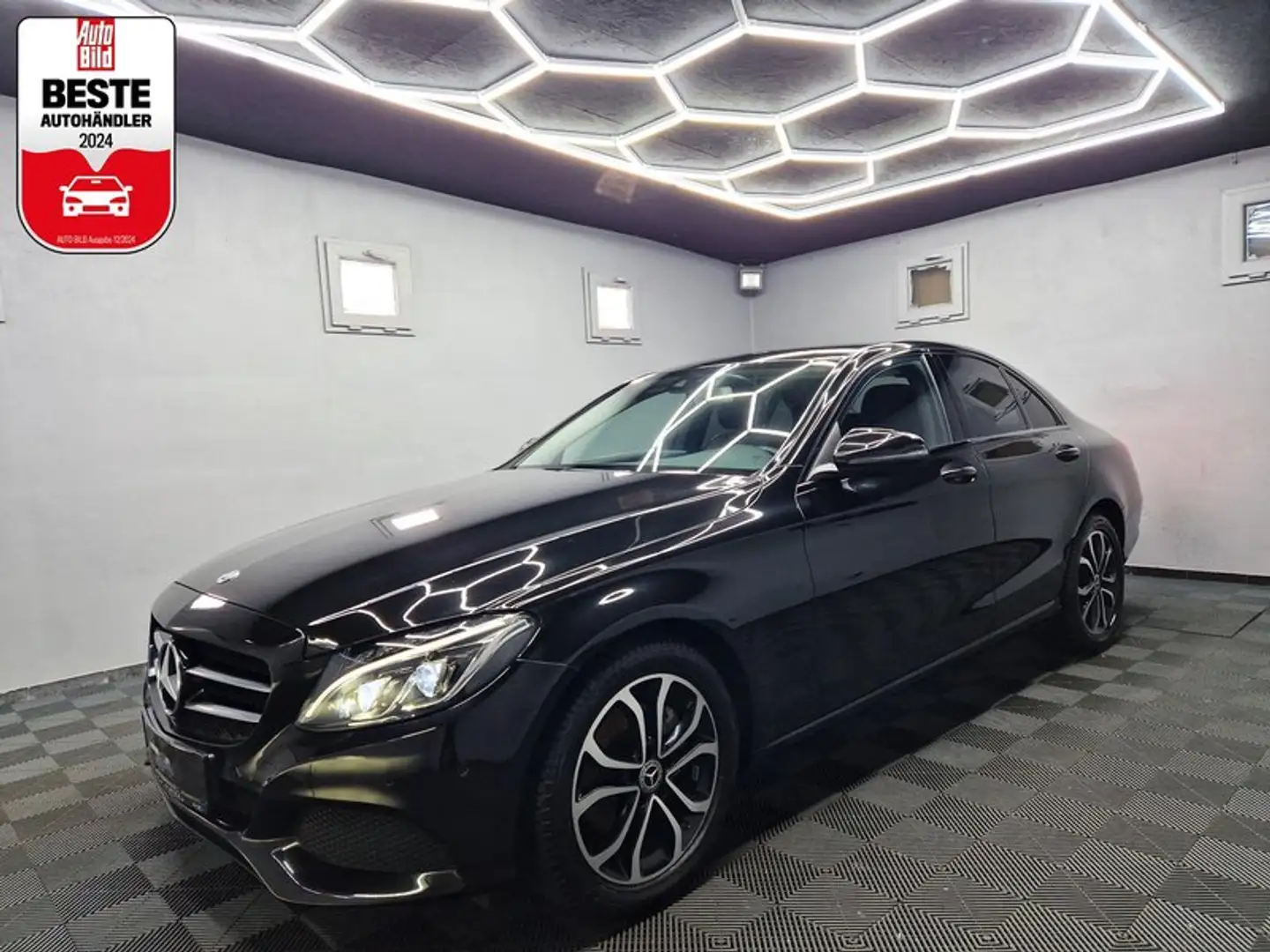 Mercedes-Benz C 200 CGI  Avantgarde |LED|TEILLEDER|NAVI|R-KAMERA Noir - 1