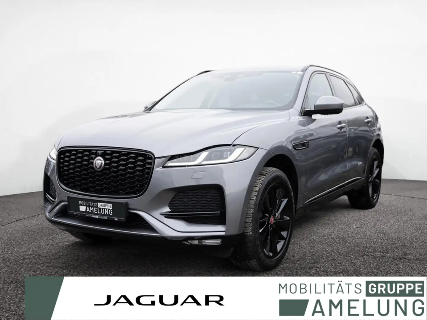 Jaguar F-Pace P400e AWD KAMERA NAVI ACC LED 360° HUD Szary - 1
