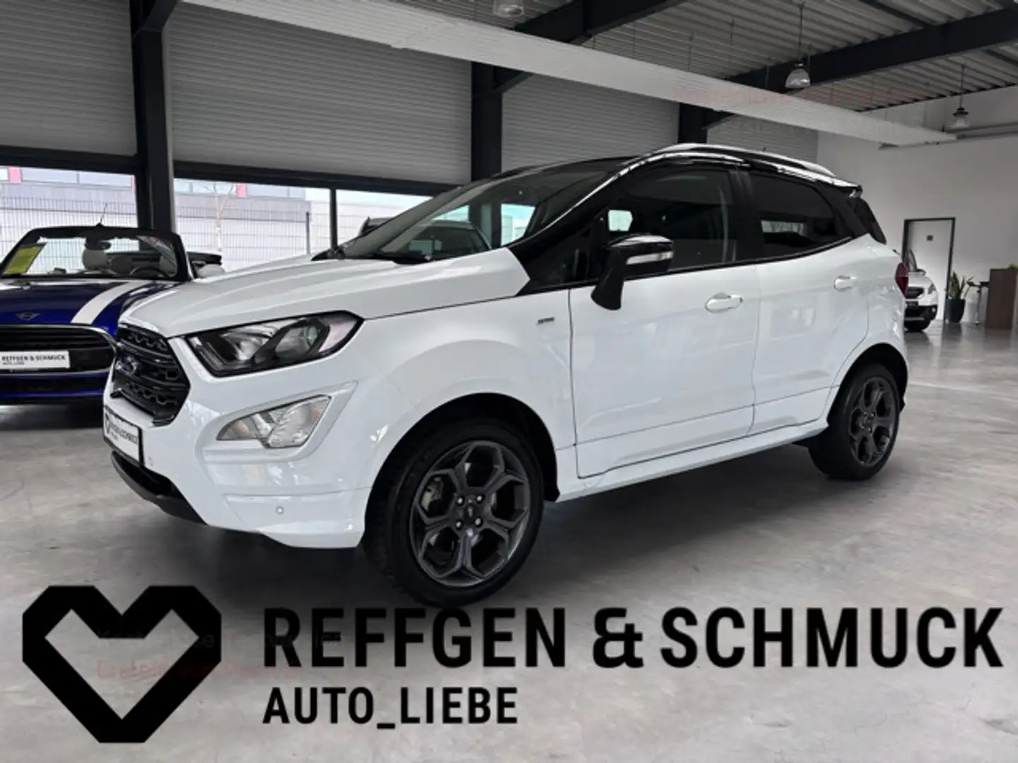 Ford EcoSport ST-LINE STYLING KLIMA+NAV+XENON+ALU+TÜV bijela - 1