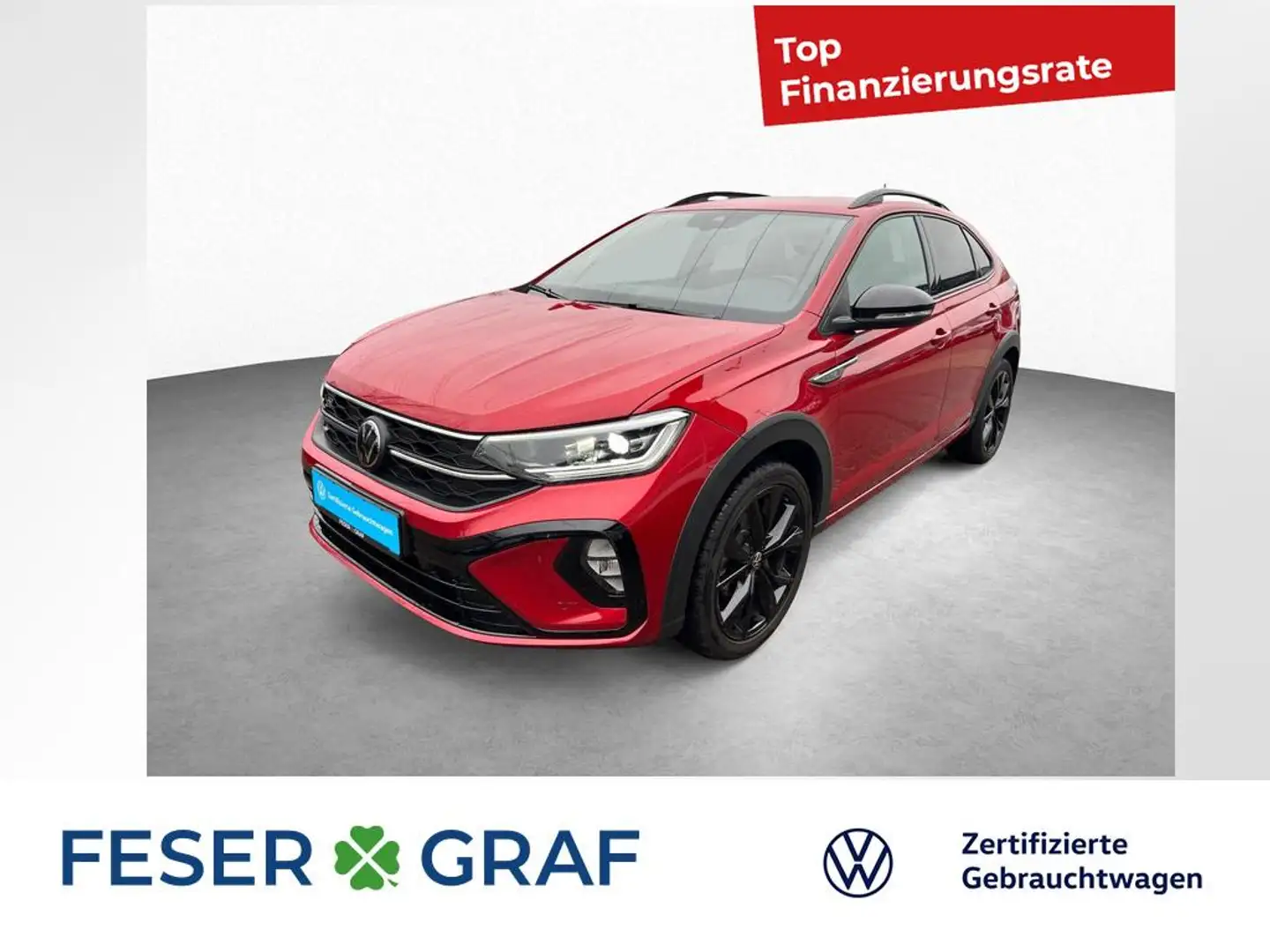 Volkswagen Taigo 1.0 TSI DSG R-Line AHK NAVI LED-MATRIX APP Rouge - 1