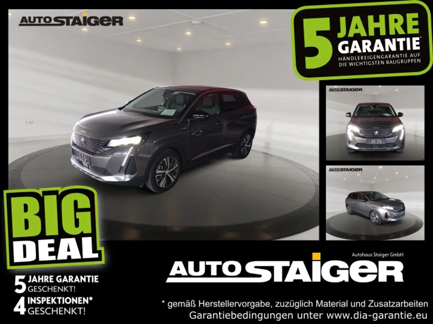 Peugeot 3008 Allure Hybrid 225 LM*Keyless*LED*Navi*SHZ* Grau - 1