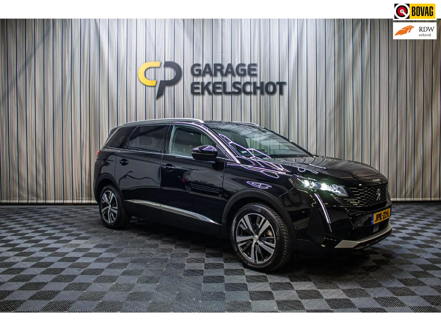 Peugeot 5008 1.2 Hybrid|7P|ACC|Carplay|360CAM Zwart - 1