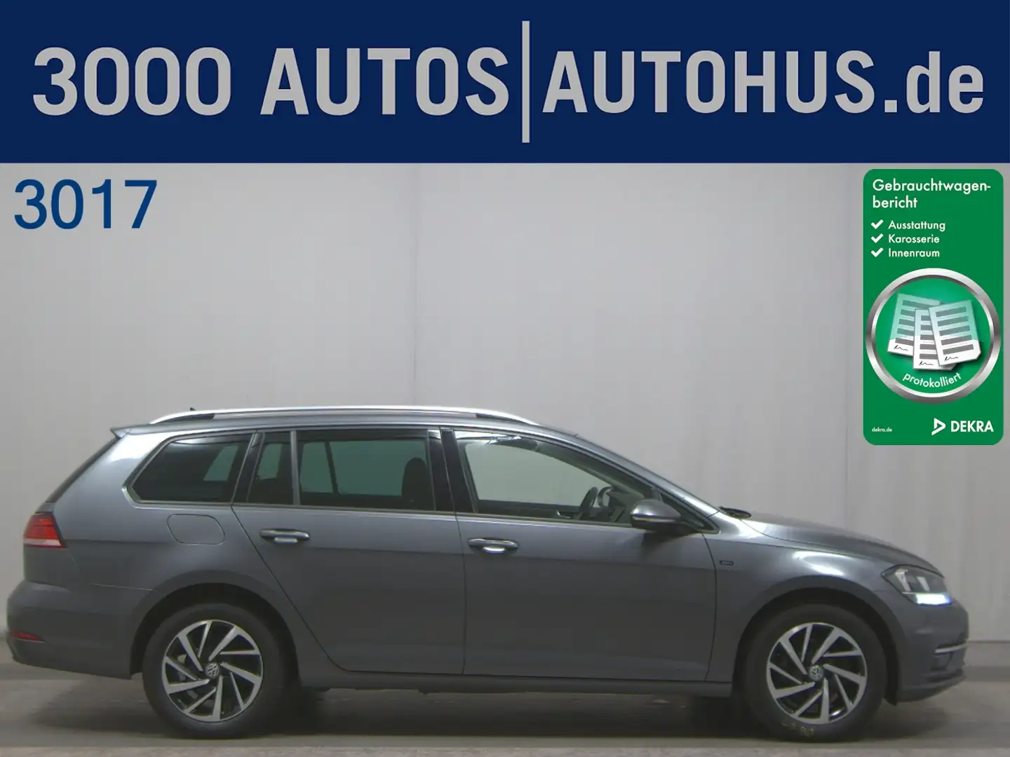 Volkswagen Golf -7 Var. 1.6 TDI Join Navi ACC PDC Klimaaut. Grau - 1