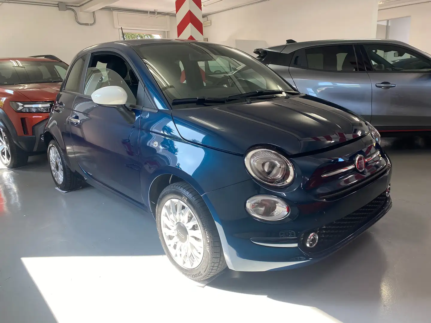 Fiat 500 1.0 Hybrid Dolcevita Blauw - 2