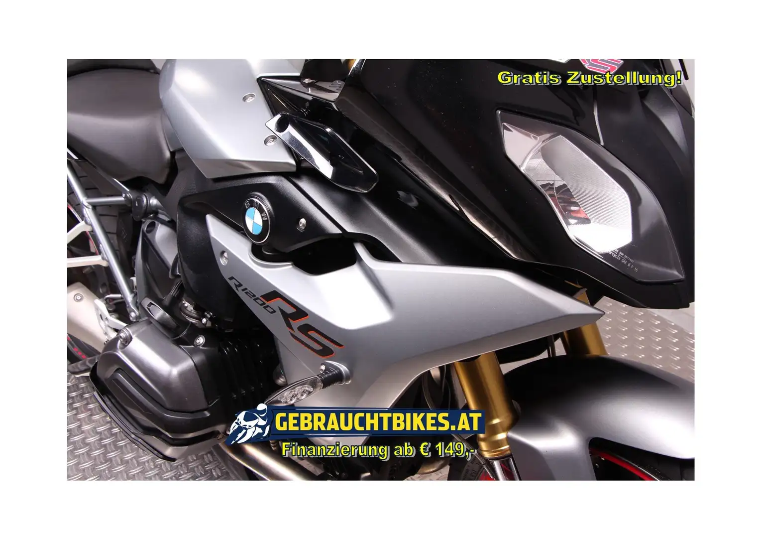 BMW R 1200 RS ABS, mit Garantie, Teilzahlung möglich Grau - 2