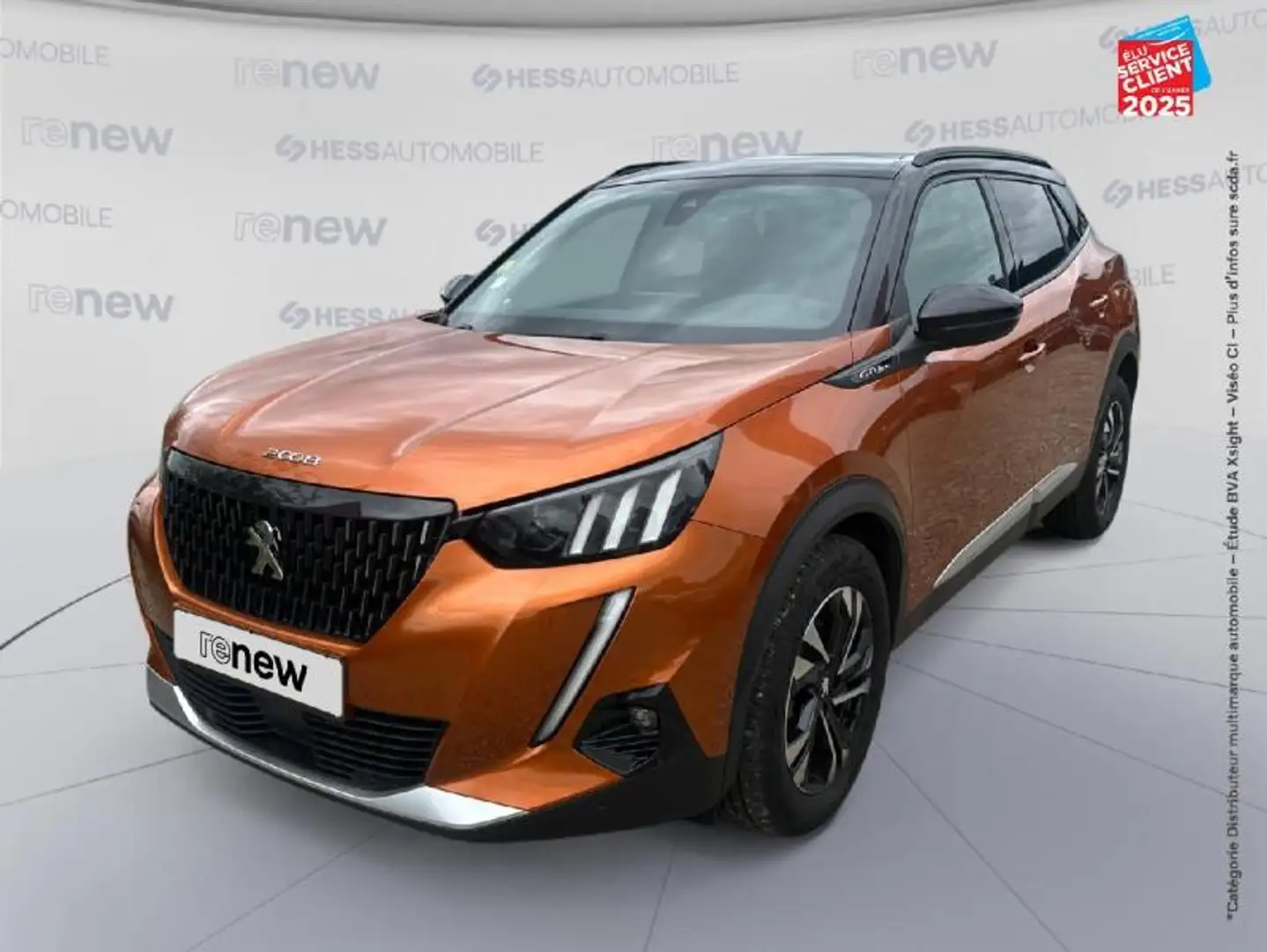 Peugeot 2008 1.5 BlueHDi 130ch S\u0026S GT Line EAT8 7cv Orange - 1