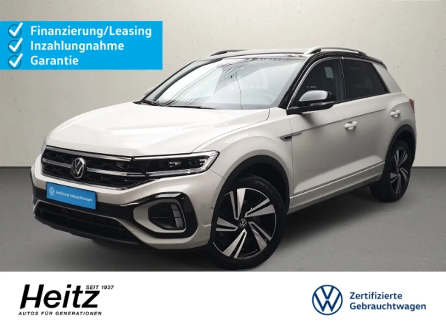 Volkswagen T-Roc TSI 4MOTION DSG R-Line Navi LED ACC RFK LM Grau - 1