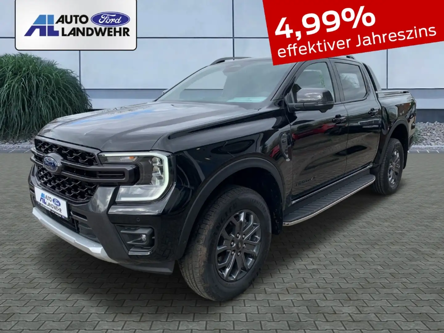 Ford Ranger Wildtrak e-4WD Doppelkabine 3.0 Ecoblue EU6d Allra Noir - 1