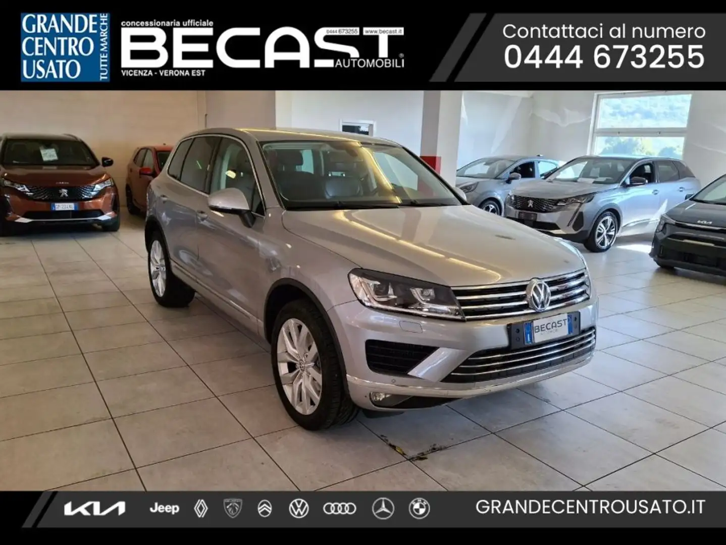 Volkswagen Touareg 3.0 TDI 204 CV tiptronic BlueMotion Techn. Executi Argent - 1