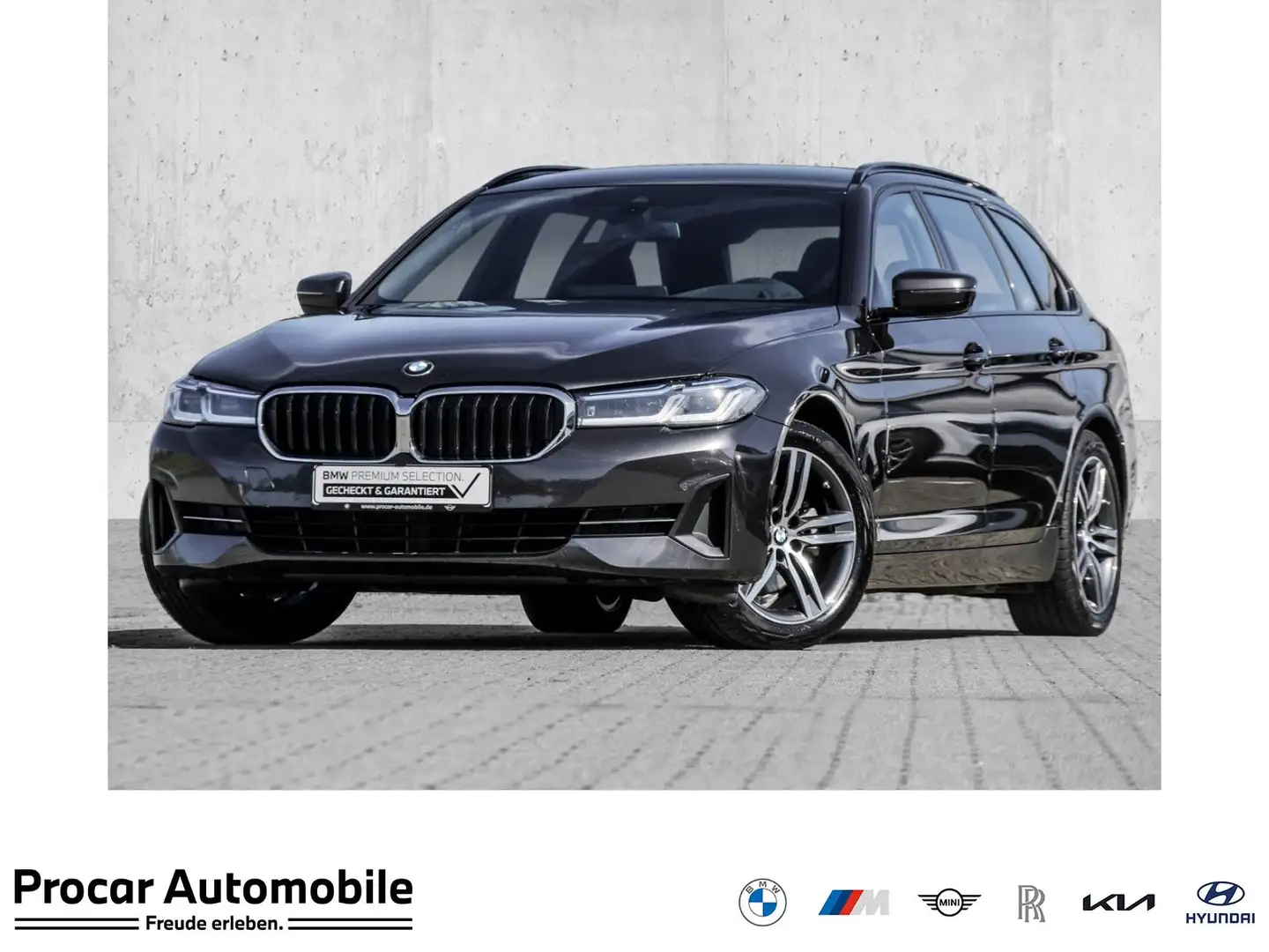 BMW 520 d A HUD AHK RFK NAVI Laser PDC V+H DAB Klima Gris - 1