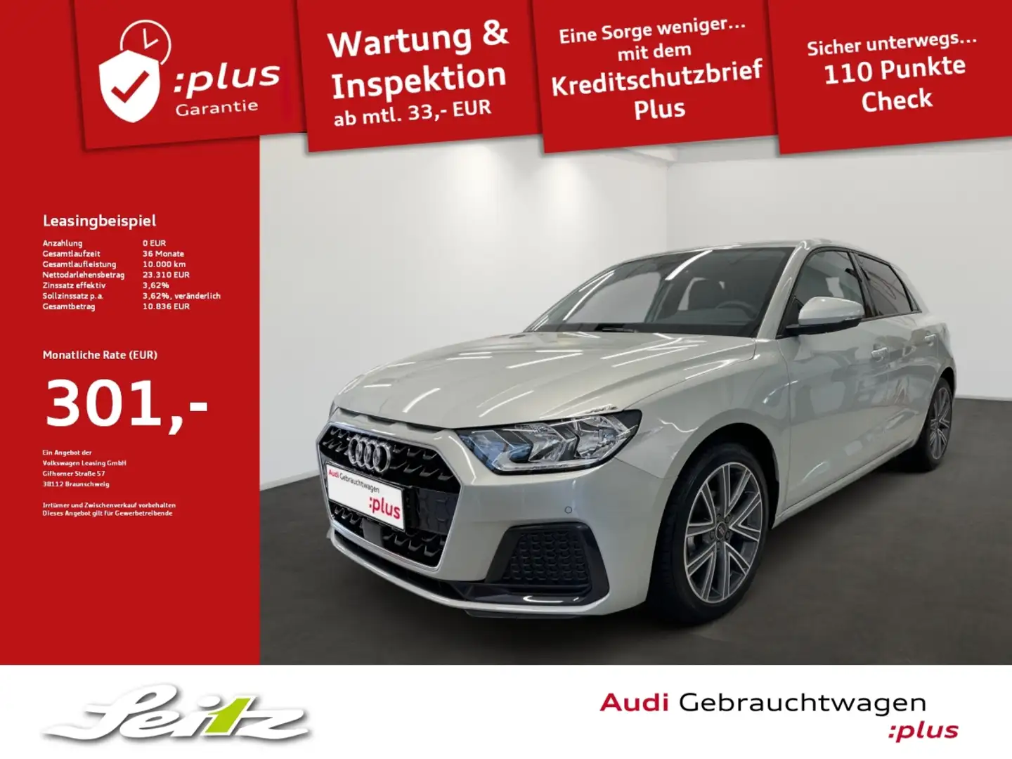 Audi A1 Sportback 25 TFSI advanced *PDC*SITZH*DAB* Plateado - 1