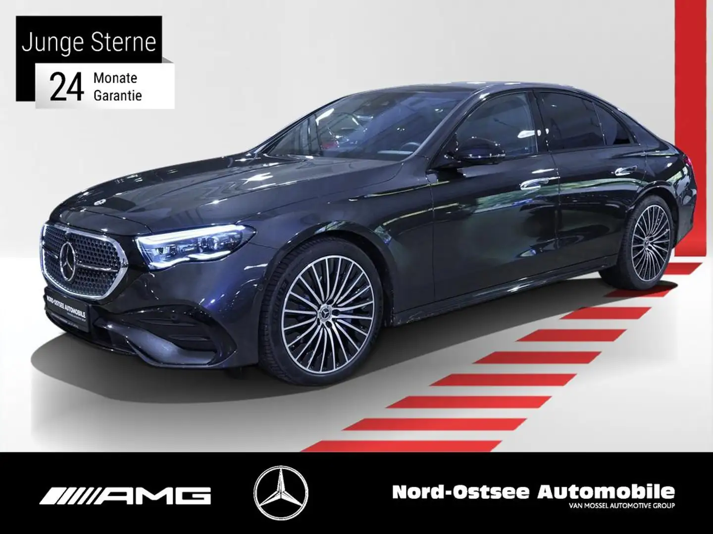 Mercedes-Benz E 450 d 4M PREMIUM HUD STANDHZ AHK DISTRO NIGHT Gris - 1