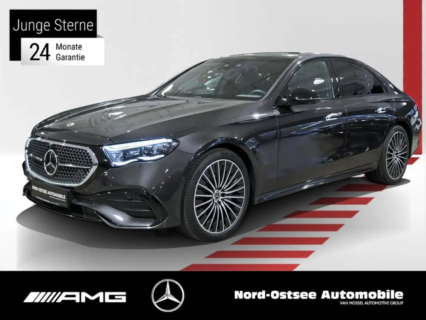 Mercedes-Benz E 450 d 4M PREMIUM HUD STANDHZ AHK DISTRO NIGHT Gri - 1