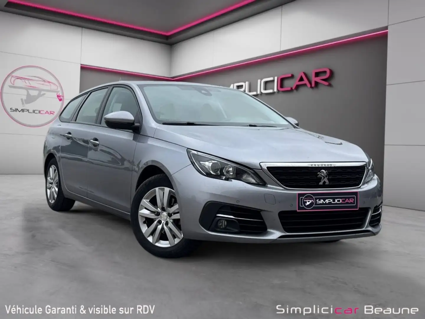 Peugeot 308 BUSINESS lueHDi 130ch SS EAT6 Active Business Gris - 1