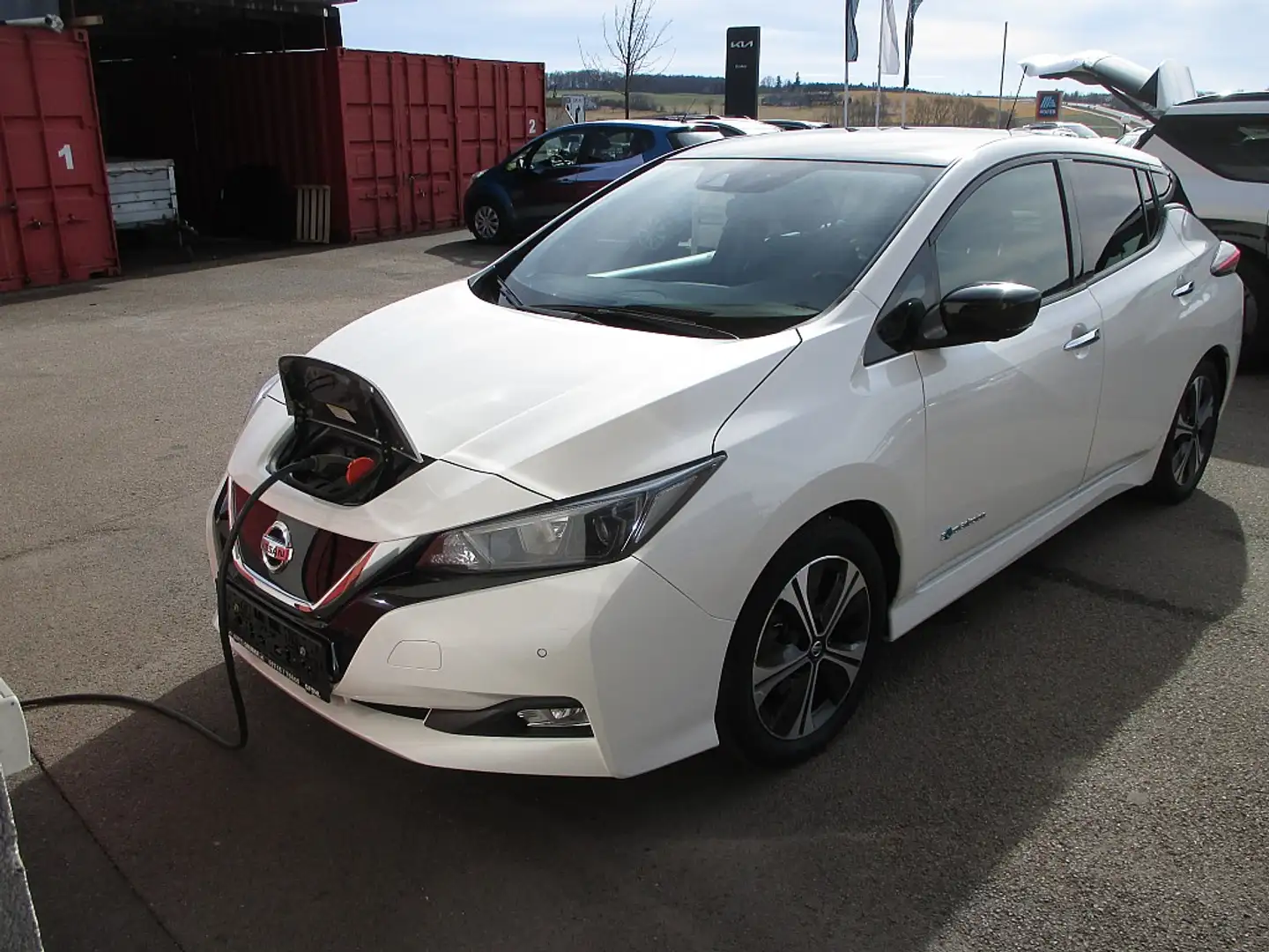 Nissan Leaf N-Connecta 40kWh Blanc - 1