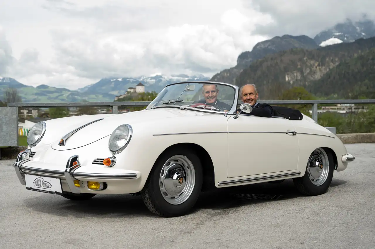 Porsche 356B-Roadster Neuwagenzustand Sammlerstück, foto 4