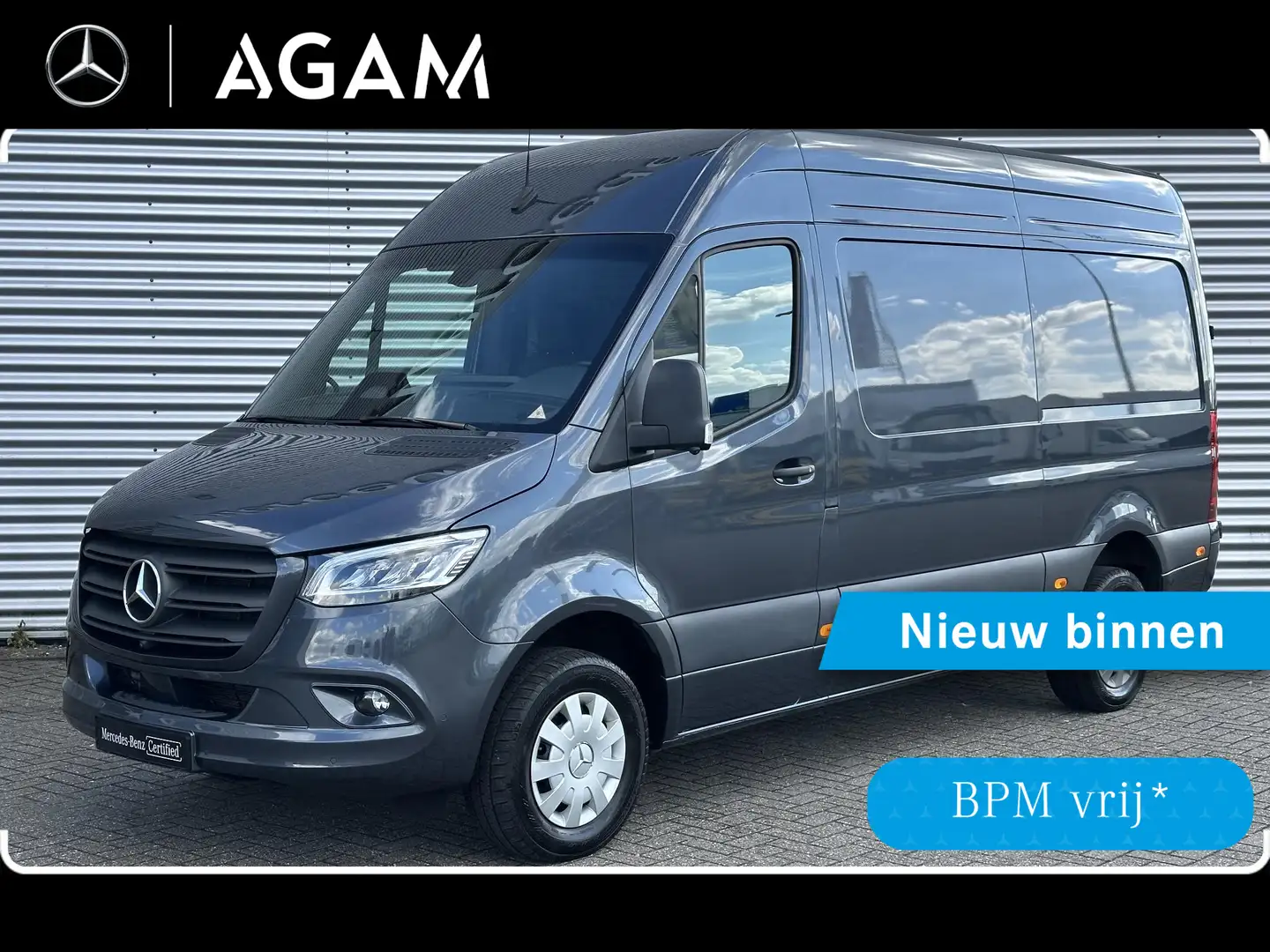 Mercedes-Benz Sprinter 317 CDI L2H2 Veel Opties Facelift Model Gris - 1