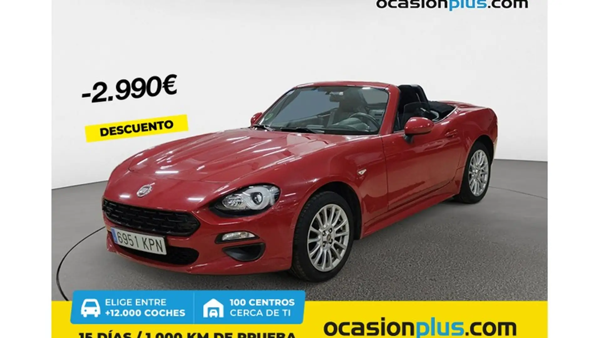 Fiat 124 Spider 1.4 Multiair Rojo - 1