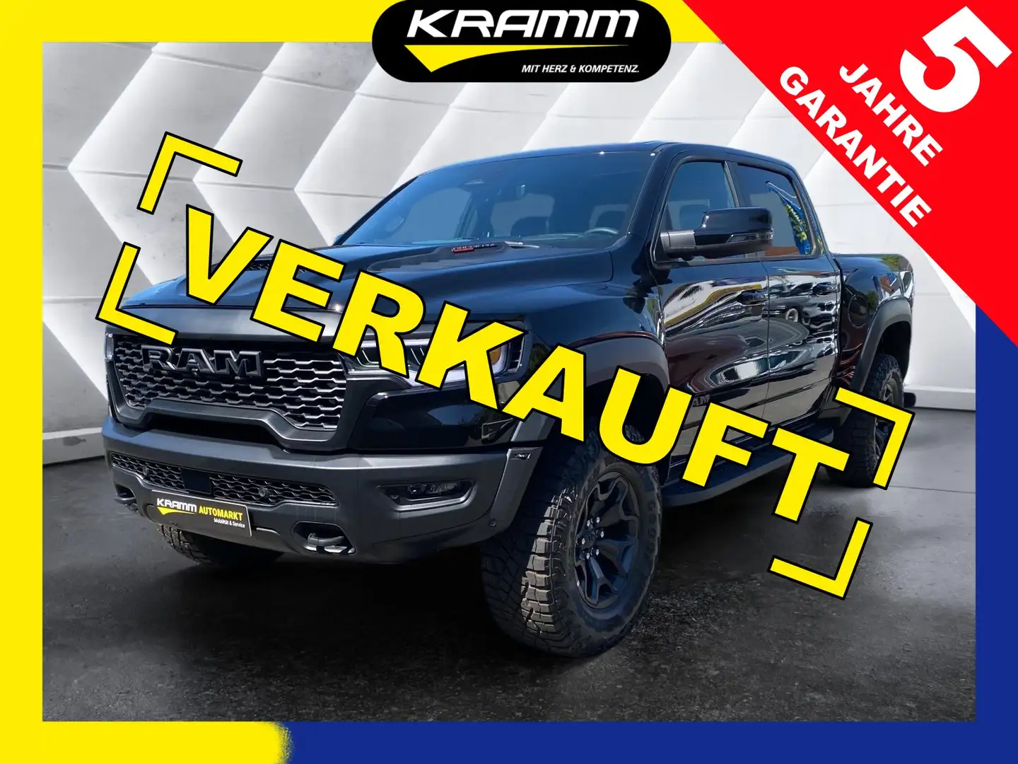 Dodge RAM 1500 RHO Crew Cab 2025 3.0 L6 HO Head Up Noir - 1