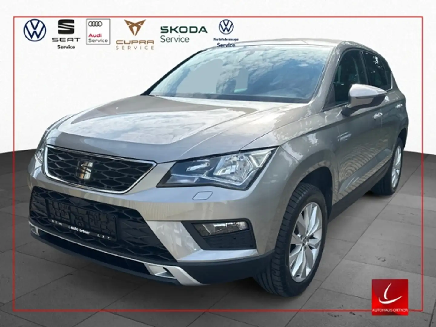 SEAT Ateca 1.0 TSI STYLE ECOMOTIVE NAVI KLIMA SHZ LICHT&SICH Beige - 1