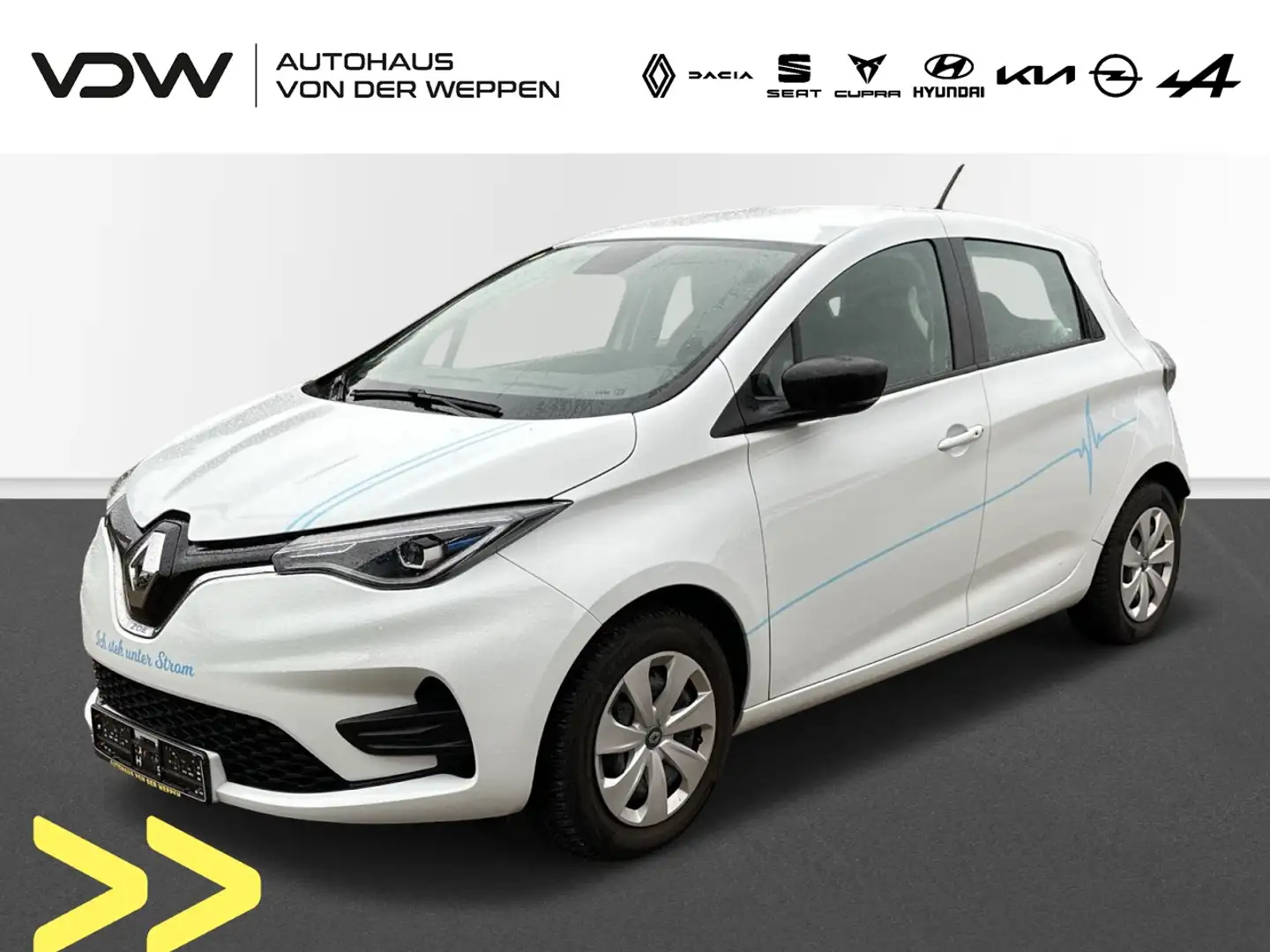 Renault ZOE Life 51KWh R110 ZE 50 *Batteriekauf möglich* Wit - 1