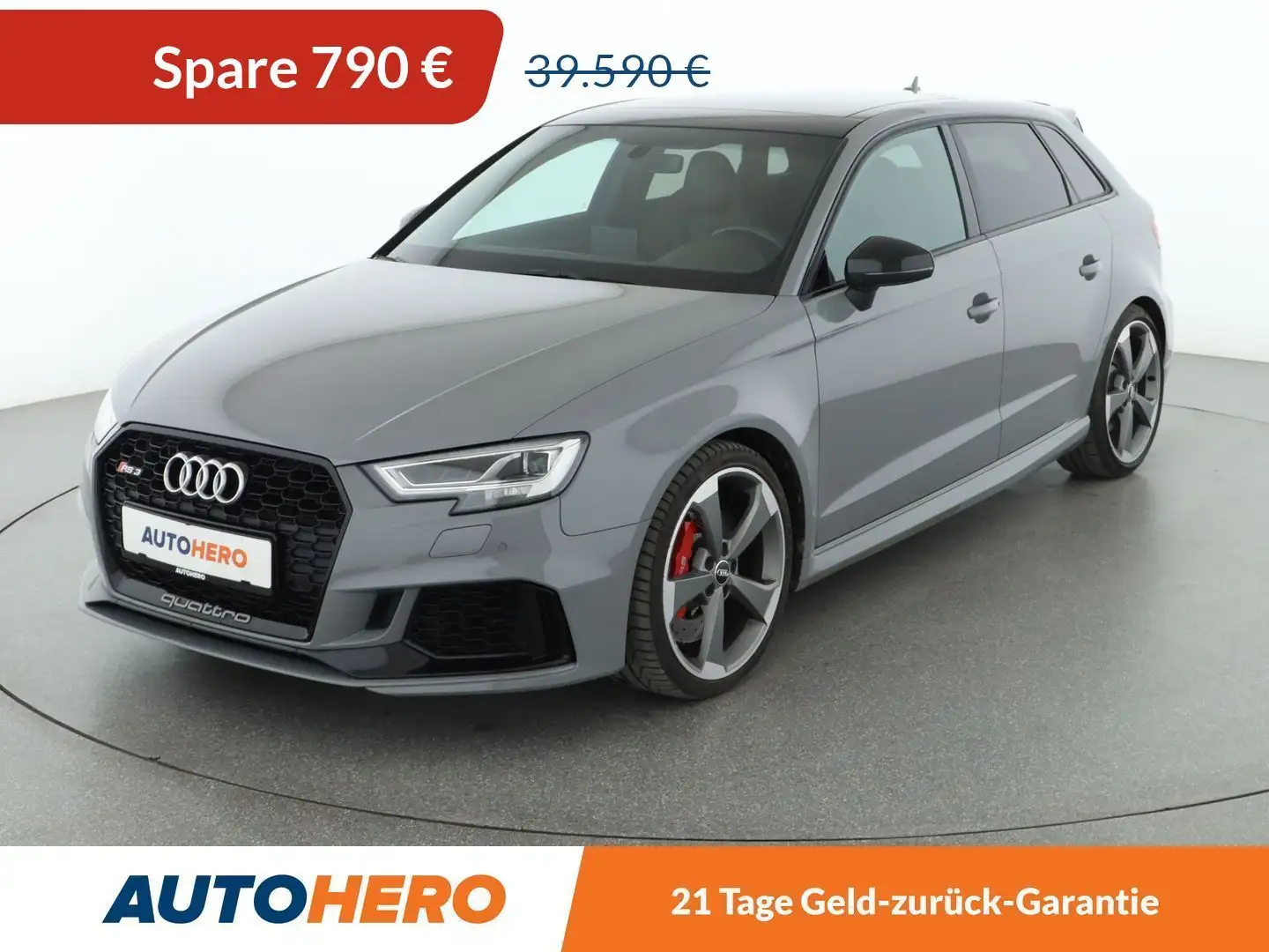 Audi RS3 2.5 TFSI quattro Aut.*MATRIX*NAVI*TEMPO*VC*PDC*SHZ Grau - 1