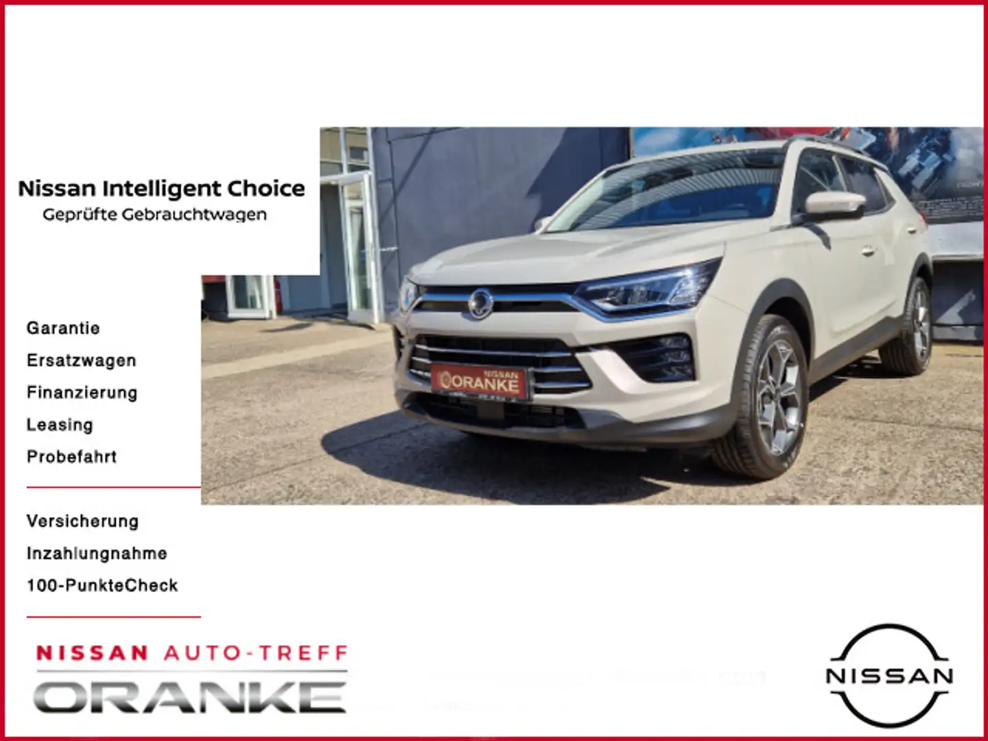 KGM Korando 1.5 Bliss Automatic*Navi*18`Alu*PDC*LED Beige - 1