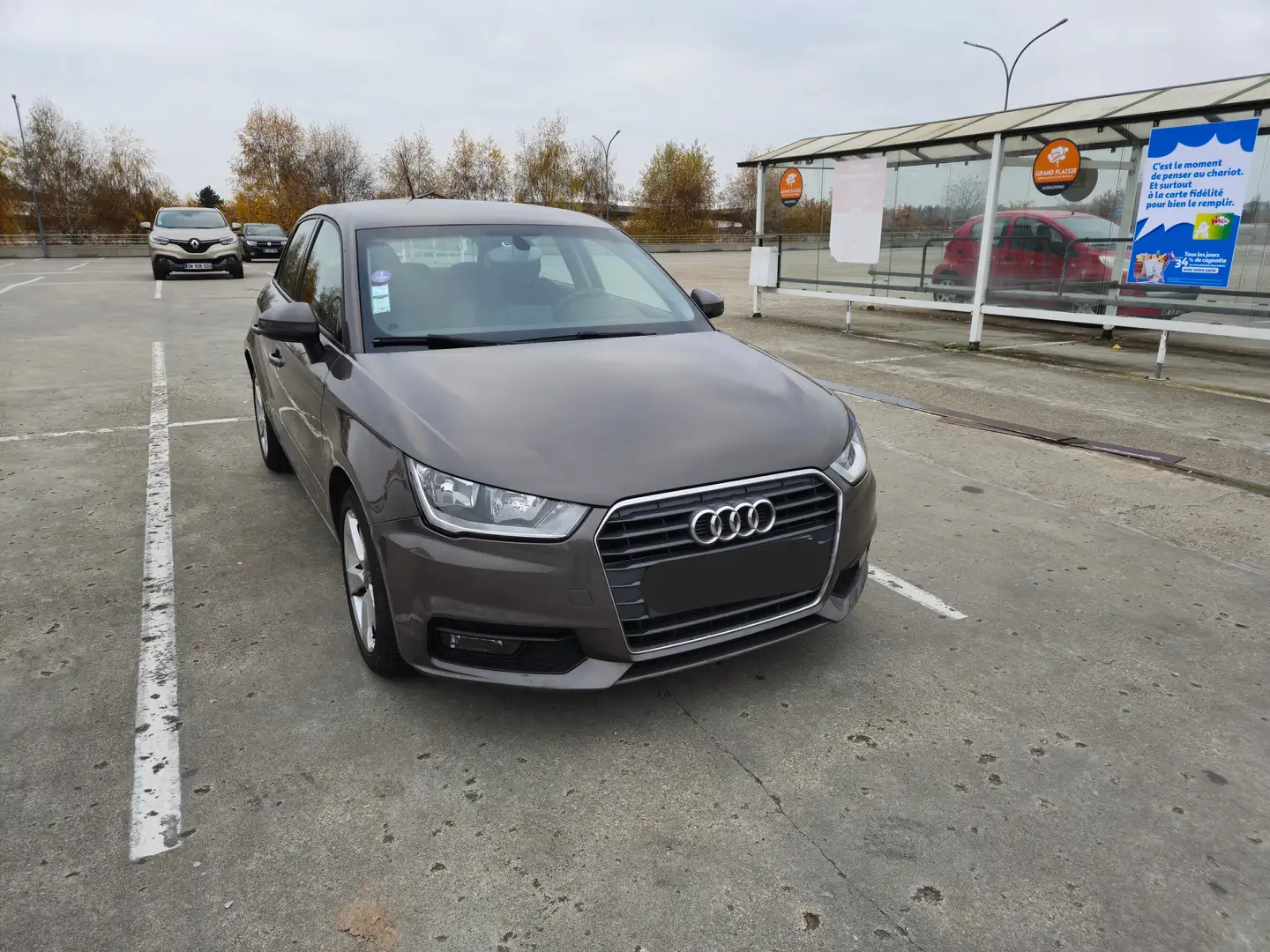 Audi A1 Sportback 1.0 TFSI 95ch ultra Ambition S tronic 7 Brun - 1