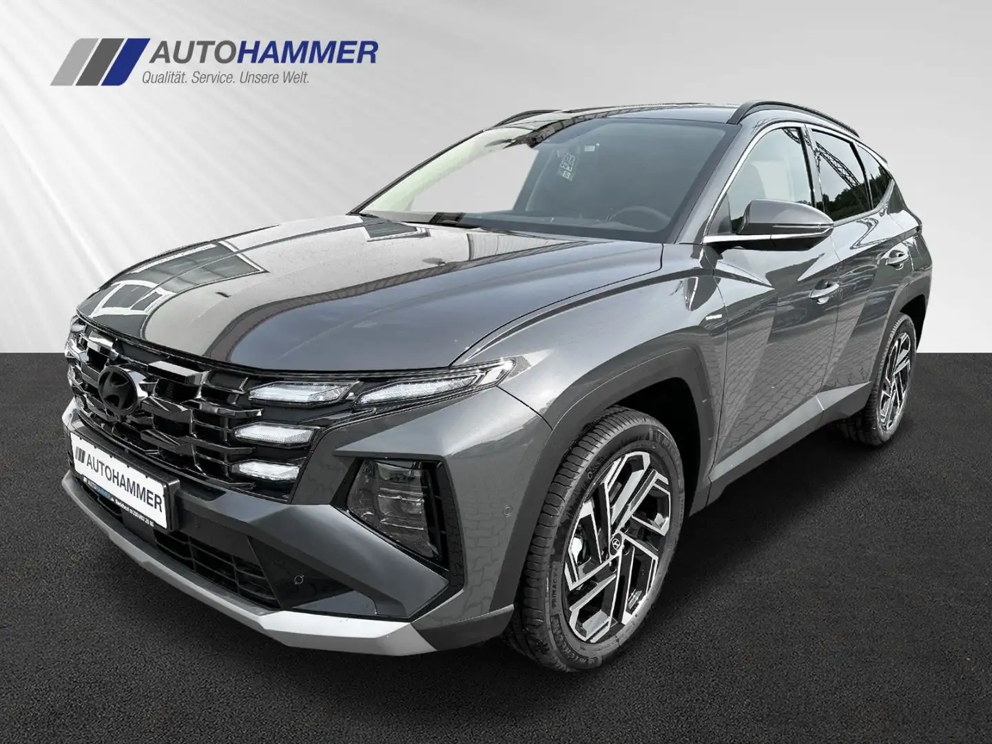 Hyundai TUCSON Plug-In Hybrid 4WD PRIME Leder ECS Ass-P. Gris - 1