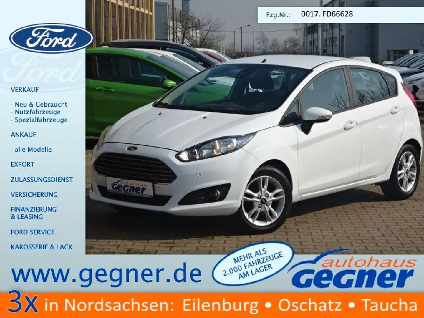 Ford Fiesta 100PS Autm. Sync Edition Winter Klima Weiß - 1