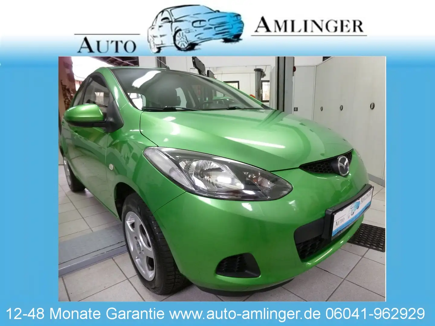 Mazda 2 1.3 Independence Scheckheft 24 Mo.Gara.TÜV NEU Verde - 1