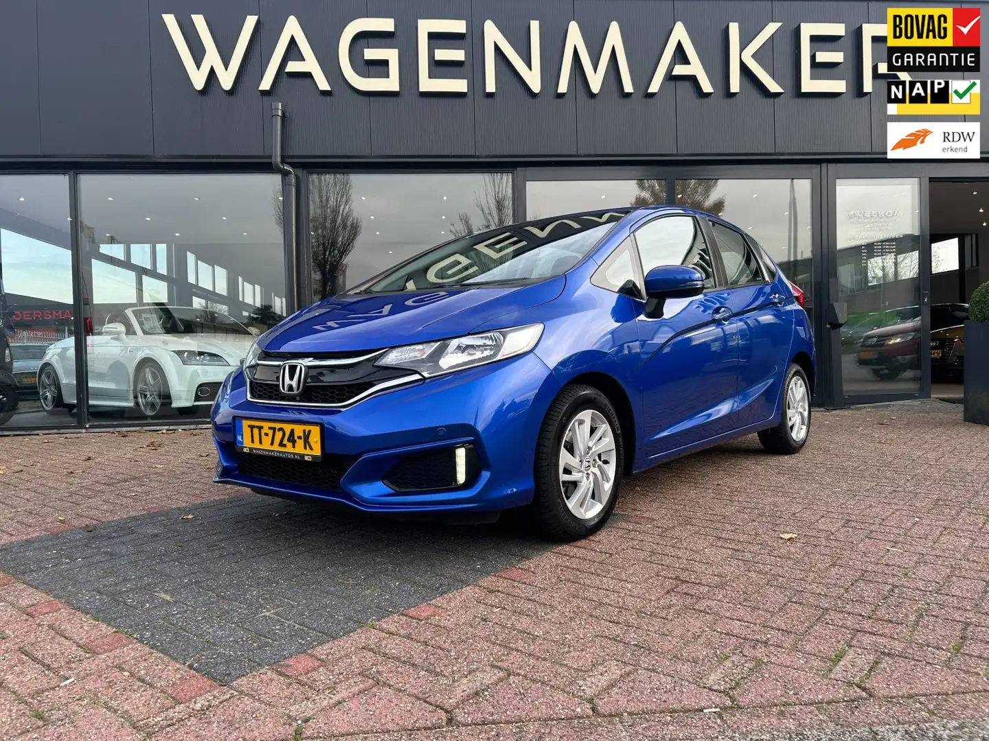 Honda Jazz 1.3 i-VTEC Comfort Clima|Cruise|NAVI|DealerOH! Bleu - 1