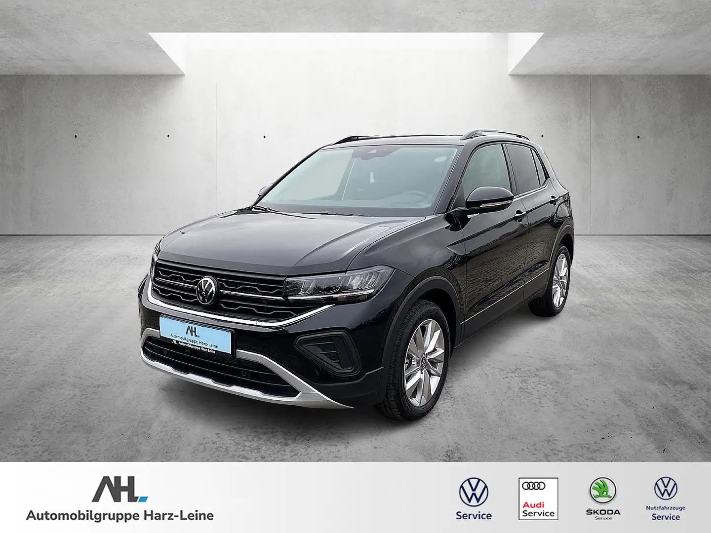 Volkswagen T-Cross 1.0 TSI "Life" DSG/AHK/RFK/SHZ/ACC/SIDE ASSIST/ Schwarz - 1