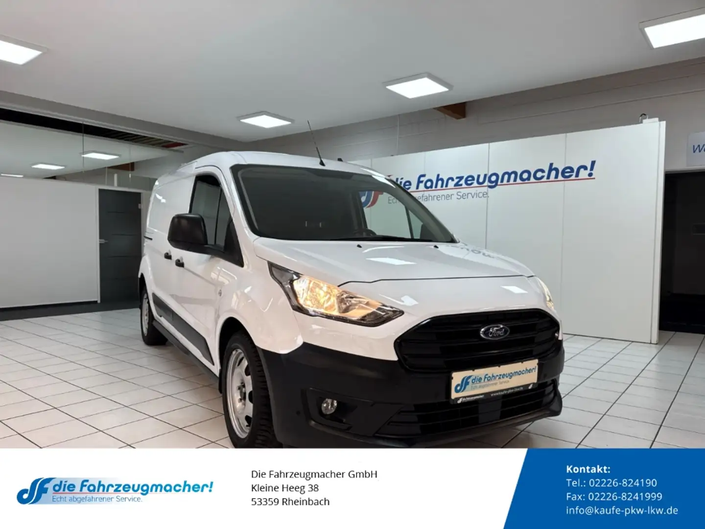 Ford Transit Connect Kasten lang 1.5 EcoBlue EU6d Kurvenlicht DAB SHZ N Weiß - 1