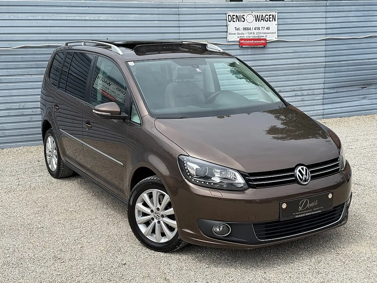 Volkswagen Touran Sky 2,0 TDI DPF DSG Brun - 1