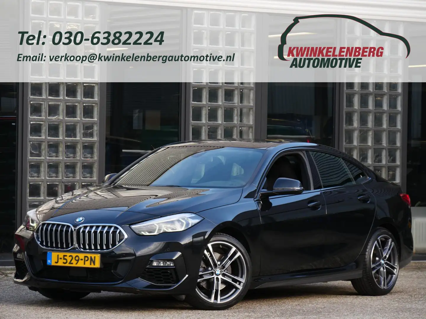 BMW 218 2-Serie GRAN COUPE 218i M-SPORT/ PANORAMADAK/ SCHA Zwart - 1