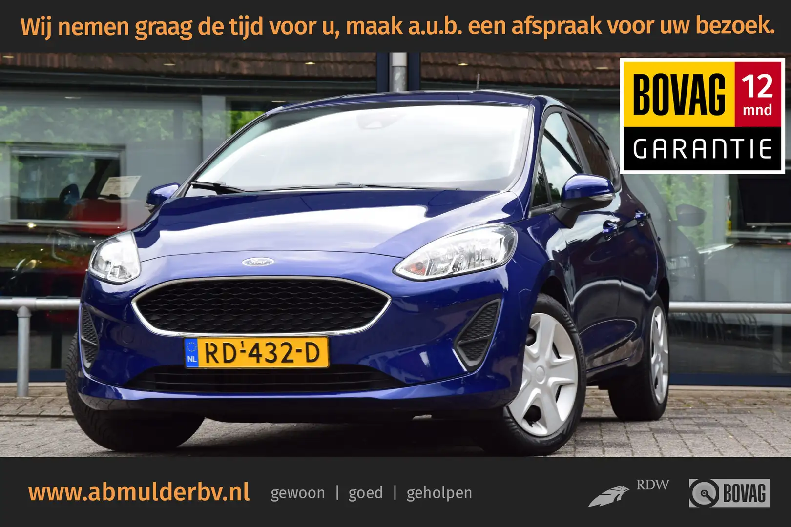Ford Fiesta 1.1 Trend | Org. NL | BOVAG Garantie | Navigatie | Azul - 1