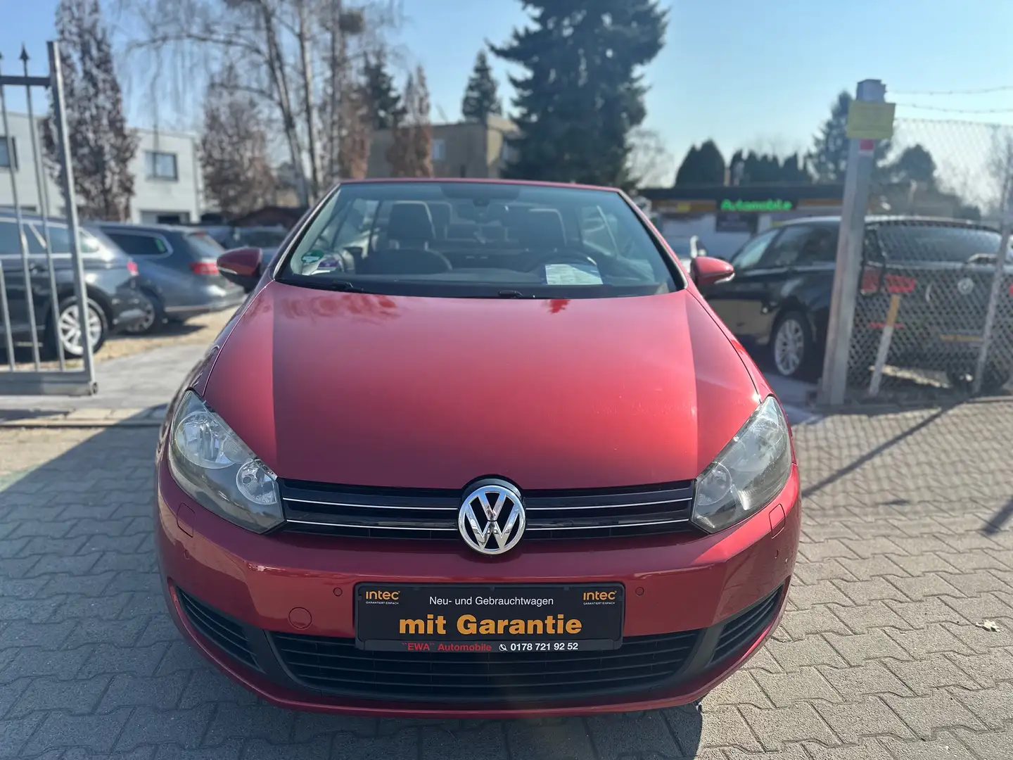 Volkswagen Golf Cabriolet AUTOMATIK,NEUER MOTOR 02/24 mit Rechnung 5.000,TOP Rot - 2