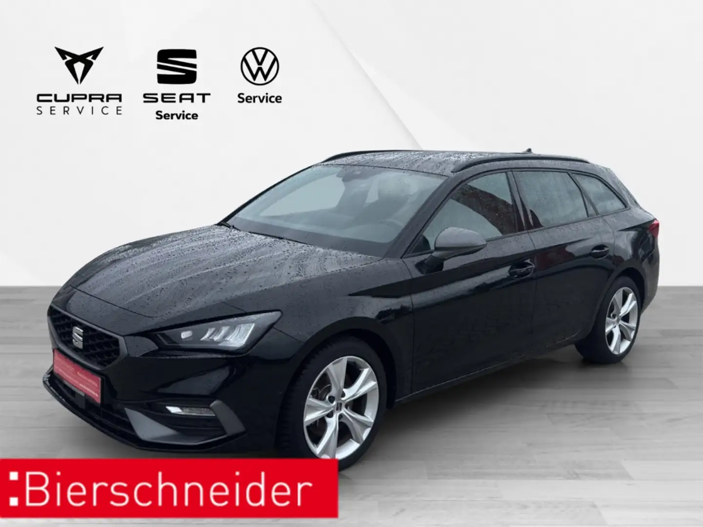 SEAT Leon Sp. 2.0 TDI DSG FR ab 269,- EUR mtl. 1000 AHK LED Schwarz - 1