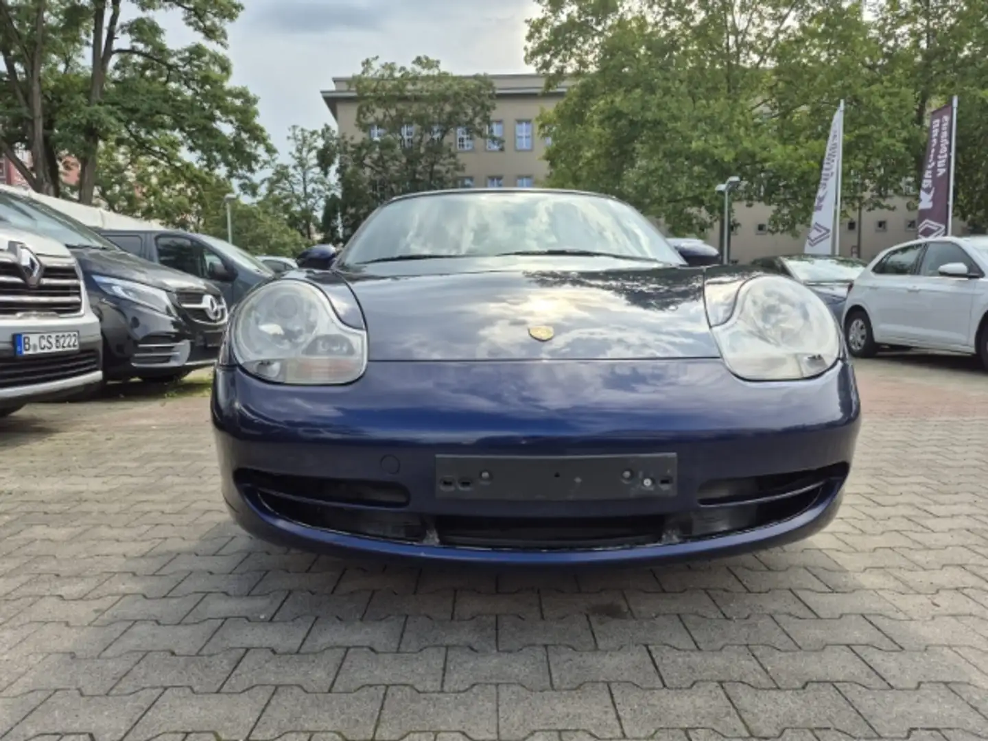 Porsche 996 911 Carrera Coupe MOTORSCHADEN Deutsches Auto! Kék - 2