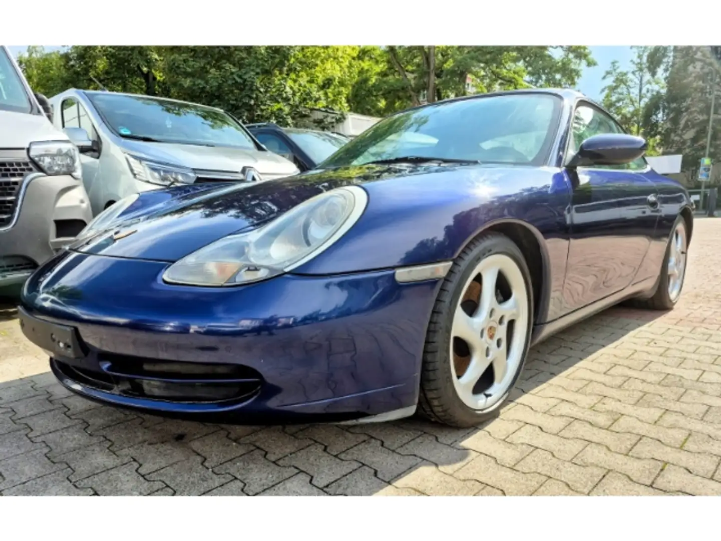 Porsche 996 911 Carrera Coupe MOTORSCHADEN Deutsches Auto! Kék - 1