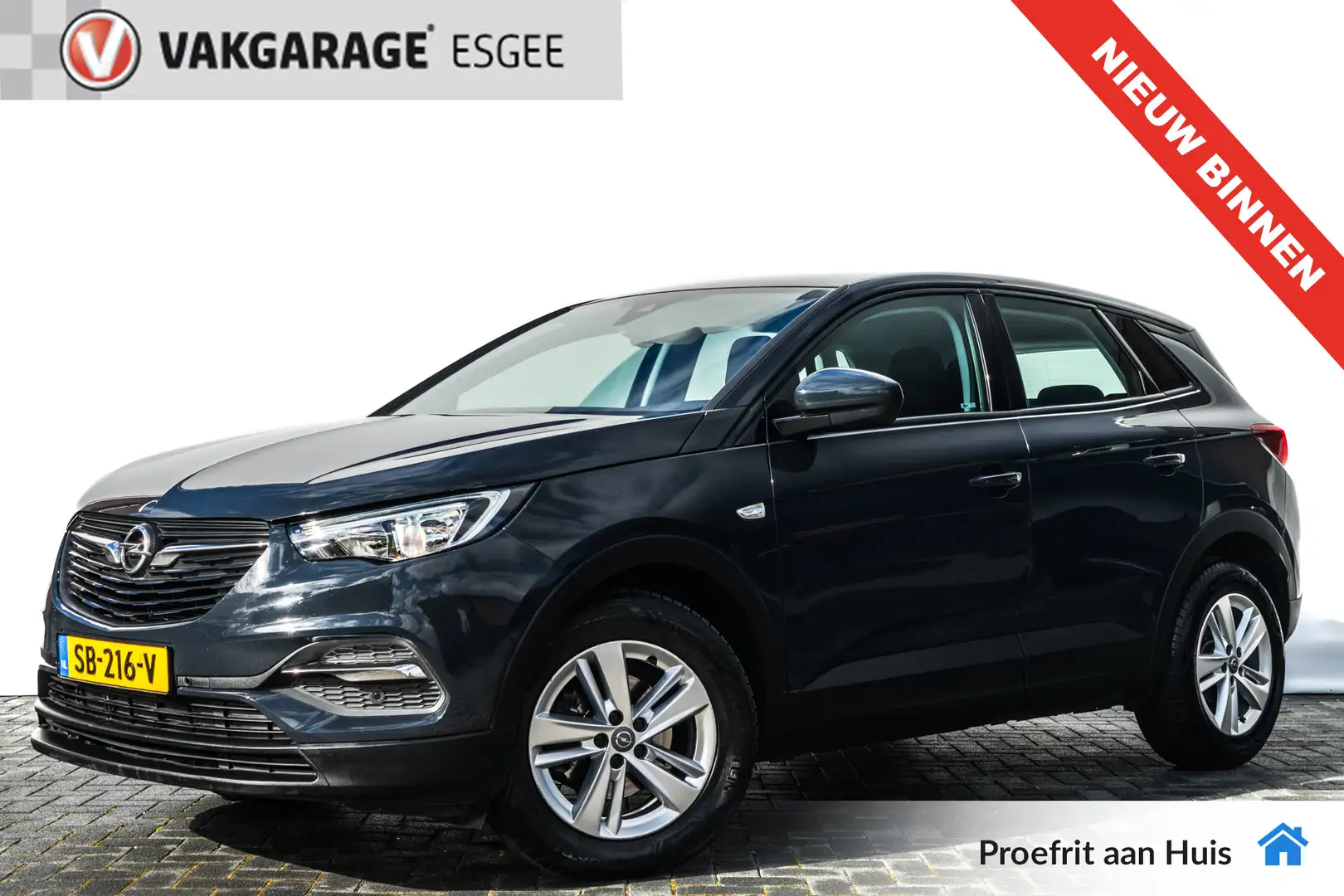 Opel Grandland X 1.2 131 PK Turbo Online Edition AUTOMAAT DB RIEM I Gris - 1