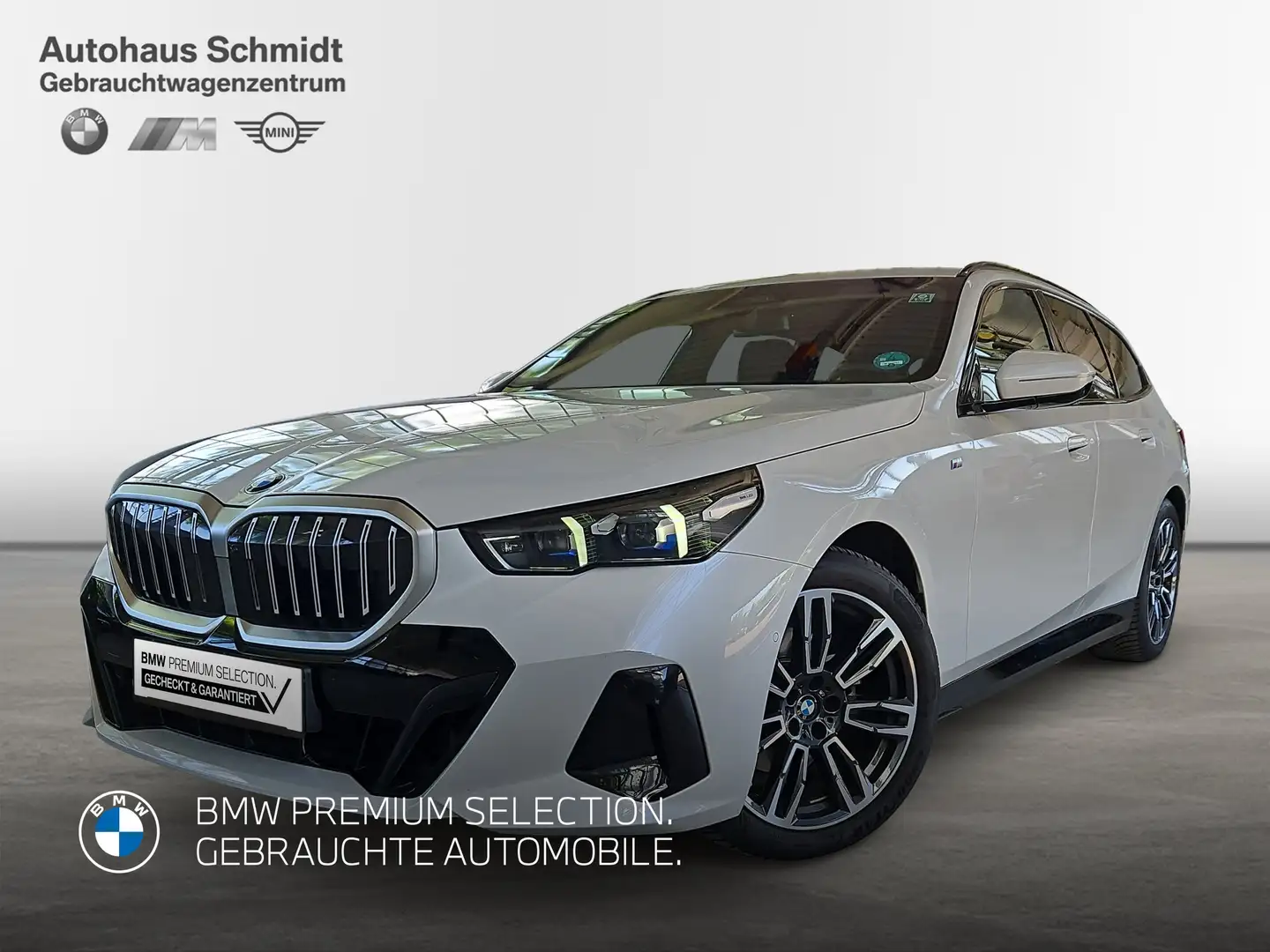 BMW 520 d Touring 533€ netto/mtl.*M Sportpaket*H&K*AHK*Aut Weiß - 1