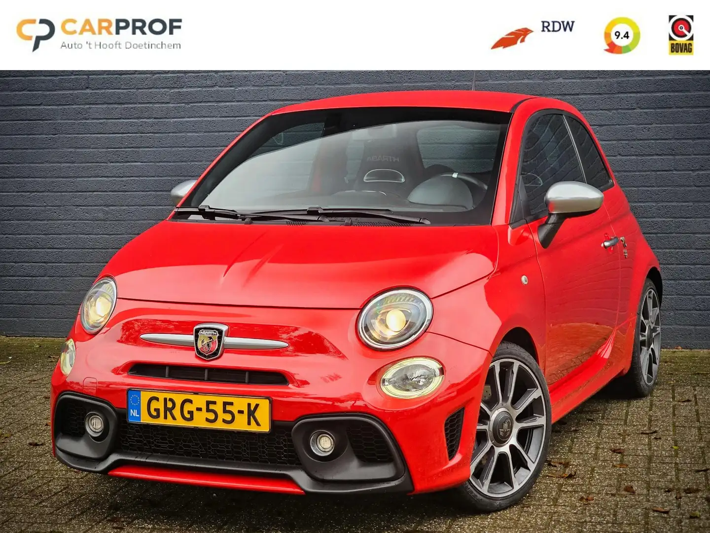 Abarth 595 Turismo 1.4 T-Jet 70th Anniversary / AUTOMAAT / LEDER / NA Roşu - 1