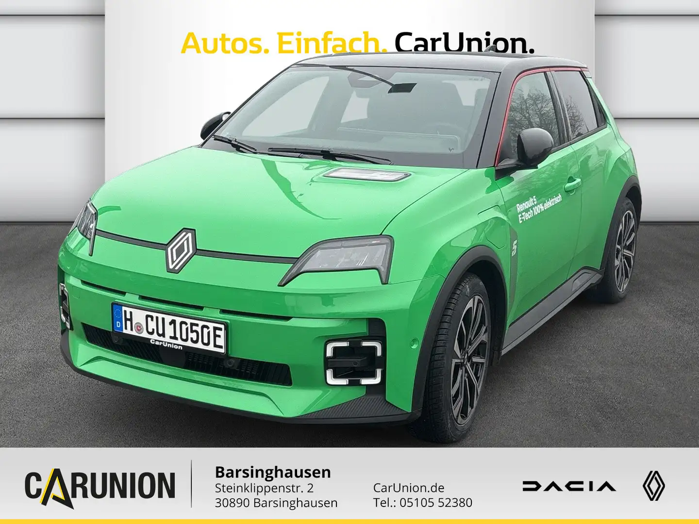 Renault R 5 E-Tech 100% elektr. Techno 150 Comfort Range Grün - 1