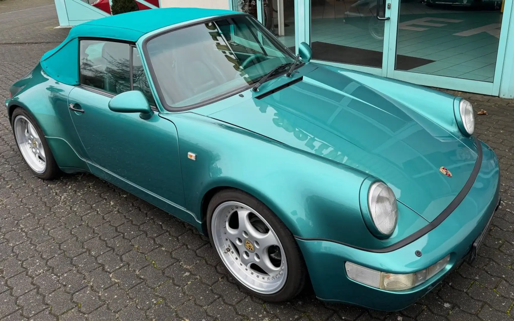 Porsche 964 911 WTL Cabrio deutsch Grün - 2
