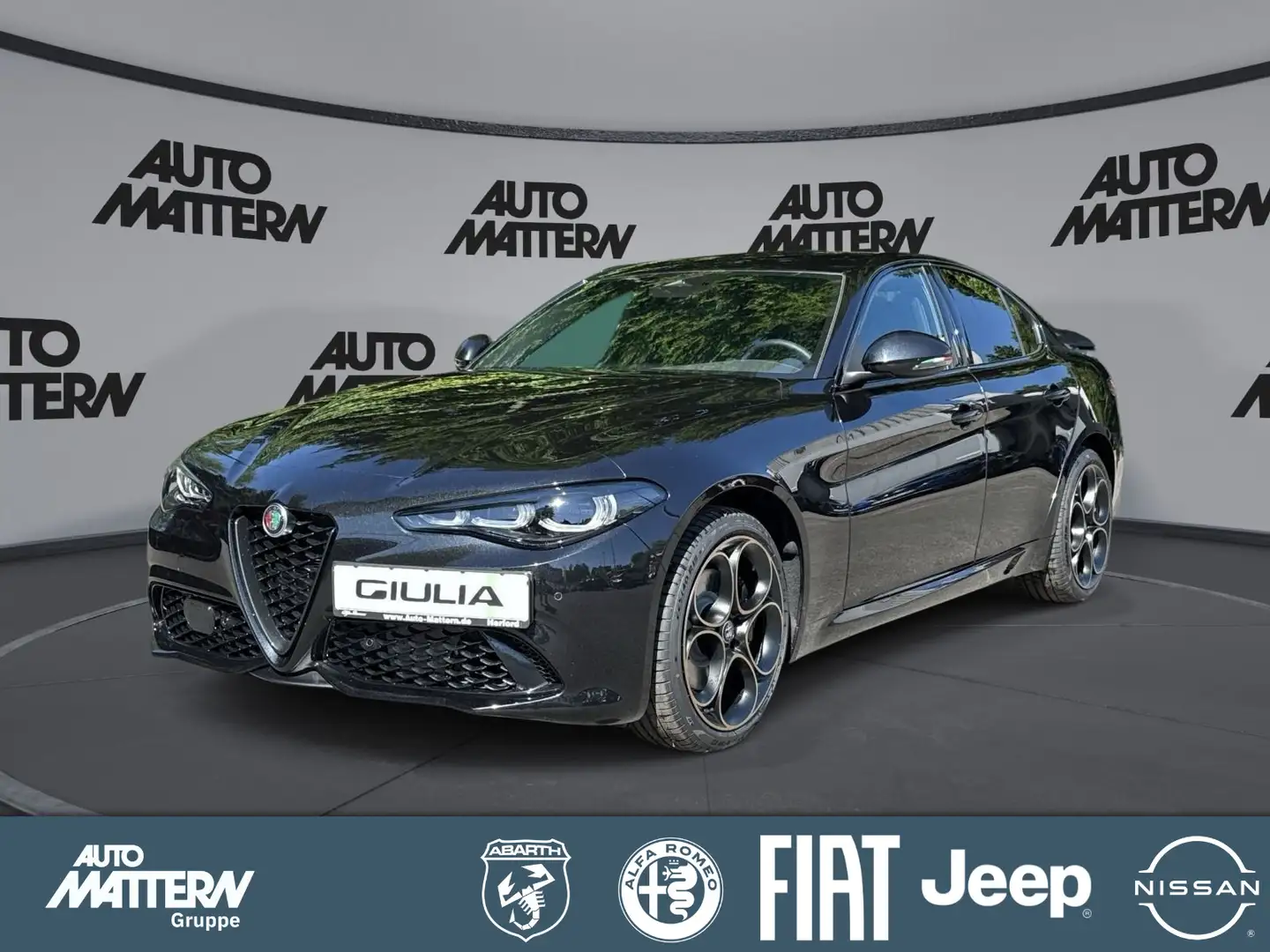 Alfa Romeo Giulia 2,0T Q4 ACC|Kamera|PDC|NAVI|LED|SHZ Чёрный - 1