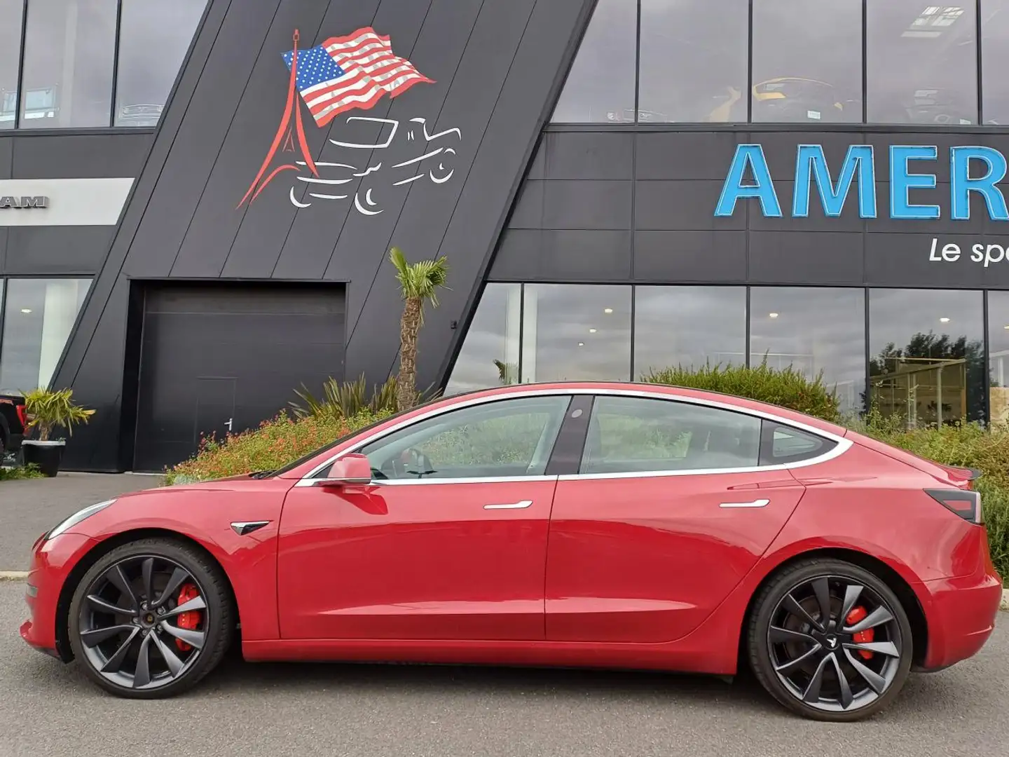 Tesla Model 3 Performance PUP Upgrade Dual Motor AWD  FULL AUTON Rouge - 2